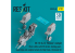 ResKit amelioration RSU32-0060 Cockpit OV-10A,C "Bronco" Édition de base avec décalcomanies 3D kit Kitty Hawk 3D 1/32