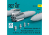 ResKit kit armement Avion RS32-0498 Bombes Mk.83 avec MAU-91 protégées thermiquement, 4 pièces imprimées en 3D 1/32