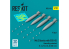 ResKit kit armement Avion RS32-0496 Bombes Mk.83 avec BSU-85 protégées thermiquement, 4 pièces en 3D 1/32