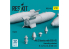 ResKit kit armement Avion RS32-0496 Bombes Mk.83 avec BSU-85 protégées thermiquement, 4 pièces en 3D 1/32