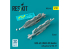 ResKit kit armement Avion RS32-0491 Bombes GBU-62 JDAM-ER avec pylônes pour MiG-29 Fulcrum 2 pièces imprimées en 3D 1/32