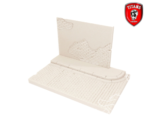 Titans Hobby matériaux TTH333 The wall mousse spécial haute densité 8mm 35x25cm
