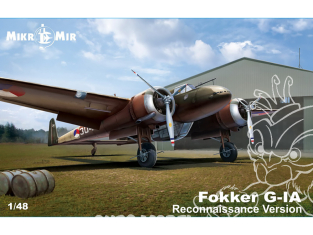 MikroMir maquette 48-018 Fokker G1 reconnaissance version 1/48