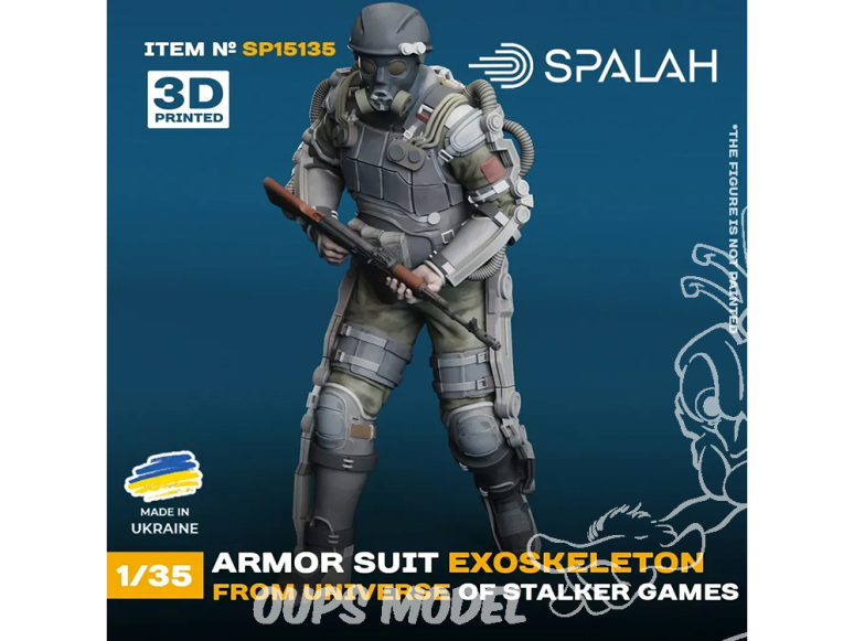 Spalah kit figurine SP15135 exosquelette d'armure de l'univers du jeu STALKER SPALAH 1/35