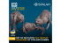 Spalah kit figurine SP16335 ensemble de chat mutant « Bayun » de l'univers du jeu STALKER SPALAH 1/35