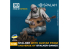 Spalah kit figurine SP16135 harceleur avec une guitare près du feu de camp de l'univers du jeu STALKER SPALAH 1/35