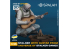 Spalah kit figurine SP16135 harceleur avec une guitare près du feu de camp de l'univers du jeu STALKER SPALAH 1/35