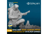 Spalah kit figurine SP16135 harceleur avec une guitare près du feu de camp de l'univers du jeu STALKER SPALAH 1/35