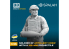 Spalah kit figurine SP13535 soldat d'artillerie avec obus (155 mm) 1/35