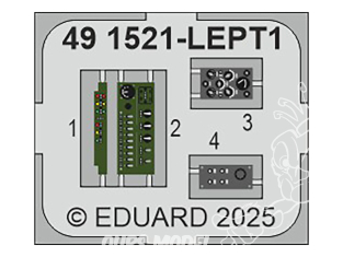 EDUARD photodecoupe avion 491521 Amélioration A6M5 Zero Mitsubishi Eduard 1/48