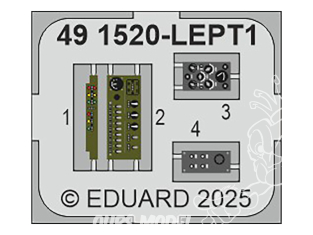 EDUARD photodecoupe avion 491520 Amélioration A6M5 Zero Nakajima Eduard 1/48