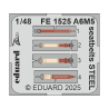 EDUARD photodecoupe avion FE1525 Harnais m&eacute;tal A6M5 Zero Eduard 1/48