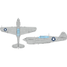 Eduard Express Mask EX1120 P-40E Insigne national US circulaire Eduard 1/48