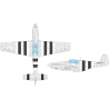 Eduard Express Mask EX1119 P-51B/C Bandes D&eacute;barquement Eduard 1/48