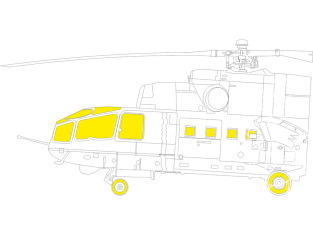 Eduard Express Mask EX1115 Mi-24A TFace Trumpeter 1/48