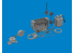 EDUARD kit d'amélioration Brassin Print 635038 Equipement radio Sd.Kfz. 250 Takom 1/35