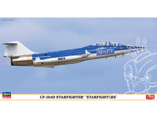 Hasegawa maquette avion 07544 CF-104D Starfighter «&nbsp;Starfighters&nbsp;» 1/48