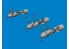 Eduard kit d'amelioration avion brassin Print 6481082 P-40 Bombes 250lb MC Britanniques Eduard 1/48