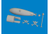 Eduard kit d'amelioration avion brassin Print 6481077 P-40 Bombes 250lb Mk.2 Britanniques Eduard 1/48