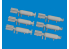 Eduard kit d'amelioration avion brassin Print 6481078 P-40 Bombes 30lb à fragmentation Eduard 1/48