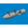 Eduard kit d'amelioration avion brassin Print 6481081 P-40 Bombe 250lb Mk.1 Britannique Eduard 1/48