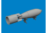 Eduard kit d'amelioration avion brassin Print 6481081 P-40 Bombe 250lb Mk.1 Britannique Eduard 1/48