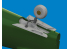 Eduard kit d'amelioration avion brassin Print 6481100 Baie de roue de queue P-40E Eduard 1/48