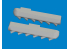 Eduard kit d'amelioration brassin Print 672412 Echappements avec carénage P-51 Tamiya 1/72