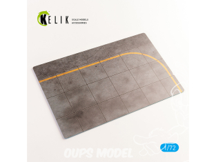 Kelik KS72064 Base aéronavale Oceana Type 1 - Socle - Acrylique 3 mm (280 x 180 mm) (170 g) 1/72