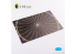 Kelik KS72058 Cercle d'étalonnage de boussole - Base - Acrylique 3 mm (280 x 180 mm) (170 g) 1/72