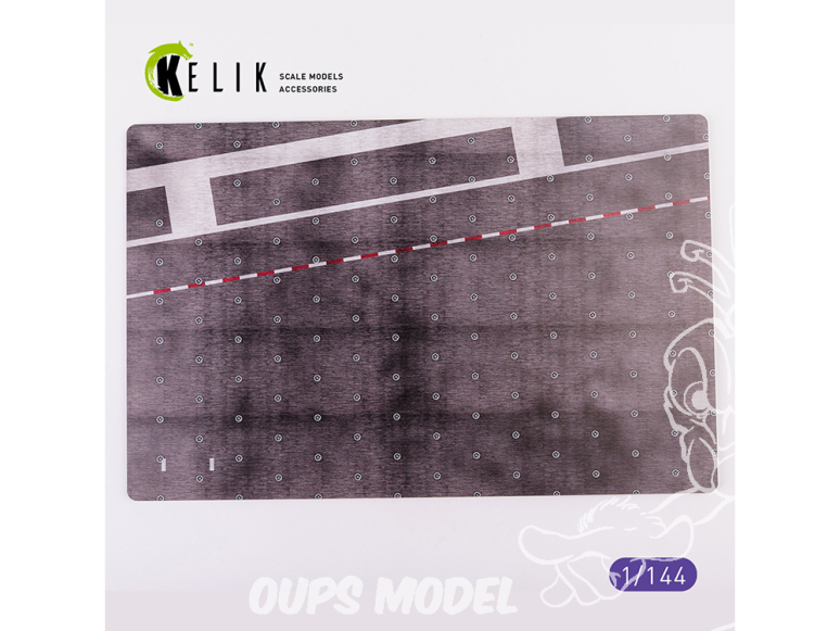 Kelik KS14404 CVN 78 Gerald Ford Type 2 - Base - Acrylique 3 mm (280 x 180 mm) (170 g) 1/144
