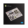 Kelik Decals 3D K72129 A-6E Intruder d&eacute;calcomanies 3D int&eacute;rieures pour kit Trumpeter 1/72