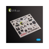 Kelik Decals 3D K72141 F-35B D&eacute;calcomanies 3D int&eacute;rieures pour kit Tamiya 1/72