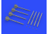 Eduard kit d'amelioration brassin 672187 Missiles R-13M pour MiG-21 1/72
