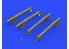 Eduard kit d'amelioration brassin 672187 Missiles R-13M pour MiG-21 1/72