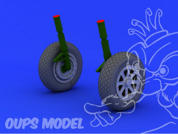 EDUARD Brassin super detaillage 632019 Roues pour F4U-1 Corsair 1/32