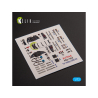 Kelik Decals 3D K72145 Me 163 B/S Komet Autocollants 3D int&eacute;rieurs pour kit Hobby 2000/Academy 1/72
