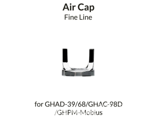 Gaahleri aérographe 40904 Capuchon d'air Fine Line pour GHAD39/68 / GHPM-MOBIUS / GHAC-98D
