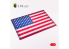Kelik KS48032 Drapeau des États-Unis Acrylique 3 mm (410 x 270 mm) (410 g) 1/48