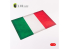 Kelik KS48031 Drapeau de l'Italie Acrylique 3 mm (410 x 270 mm) (410 g) 1/48