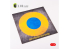 Kelik KS48024 Cocarde Ukraine «&nbsp;Gloire aux défenseurs&nbsp;» Acrylique 3 mm 240 x 240 mm 190 g 1/72 1/48