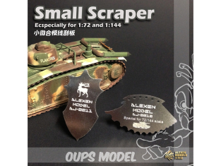Alexen Models AJ0010 Plaque de raclage Modèles à l'échelle 1/72 et 144/grattoir de ligne de moulage pour débutants
