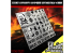 Alexen Models AJ0002 Plaque de cache peinture World of Tanks/War Thunder/Logo du jeu Emblème d'équipe Badge DIY Version 2.0 1/35
