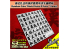 Alexen Models AJ0042 Pochoir texte d'armure kanji japonais de corps de Gundam 53 caractères chinois MG dédié HG