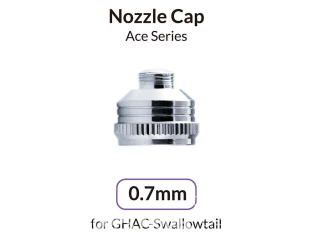 Gaahleri aérographe 42700 Capuchon de buse 0.7mm pour GHAC-Swallowtail Ace Series