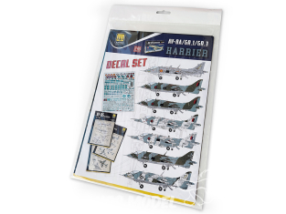 MIG Décalques A.MIG-8505D Décalcomanies AV-8A/GR.1/G.3 Harrier 1/48