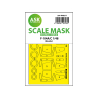 ASK Art Scale Kit Mask M48277 F-104A/C Kinetic Recto Verso 1/48