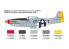 Italeri maquette avion 1484 P-51D Mustang Aces 1/72