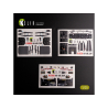 Kelik Decals 3D K35030 Autocollants 3D int&eacute;rieurs AH-60L DAP pour le kit Academy 1/35