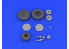 Eduard kit d'amelioration avion brassin 648110 Roues MiG-21PFM Eduard 1/48